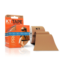 KT Health KT Tape Pro Kinesiology Therapeutic Tape, Uncut, Single Roll, 16' Beige