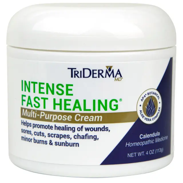 TriDerma Intense Fast Healing Skin Cream, Fragrance-Free 4 oz Photo