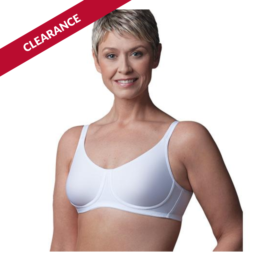 Trulife Lily Silky Microfiber Mastectomy Bra - White Photo