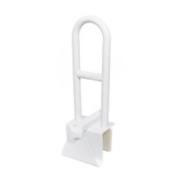 TUB GRAB BAR, 14.5, CLAMP, WHT PWDR COATED