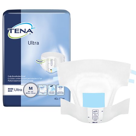 Unisex Adult Incontinence Brief Ultra Medium Disposable Heavy Absorbency
